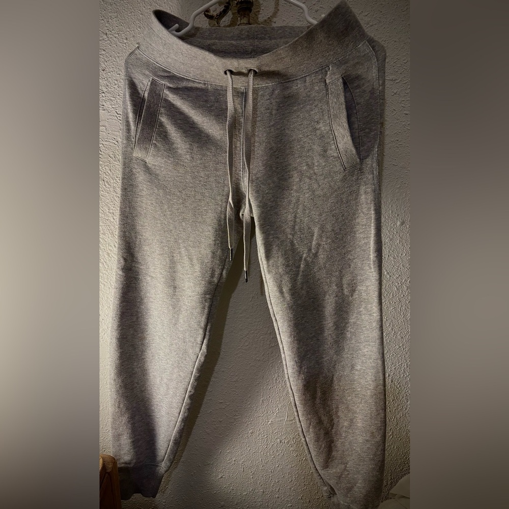 Victoria’s Secret light grey sweat/lounge bottoms.